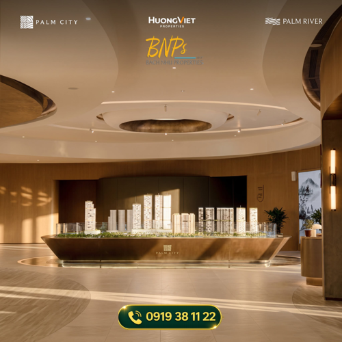 Khai Trương Nhà Điều Hành Palm River Tại Palm City Ngày 22.08.2026 - Bách Như Properties - BNP's