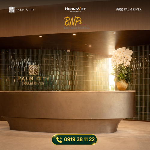 Khai Trương Nhà Điều Hành Palm River Tại Palm City Ngày 22.08.2026 - Bách Như Properties - BNP's