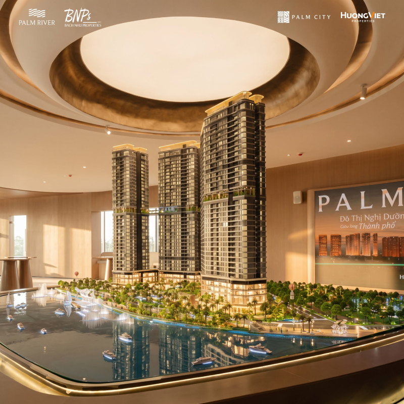 Khám phá và Trải Nghiệm Sa Bàn Palm River - Bách Như Properties - BNP's