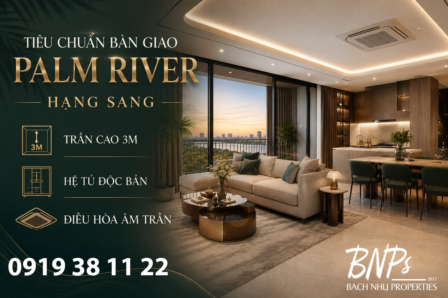 iêu Chuẩn Bàn Giao Palm River Hạng Sang - Bách Như Properties - BNPs-'s