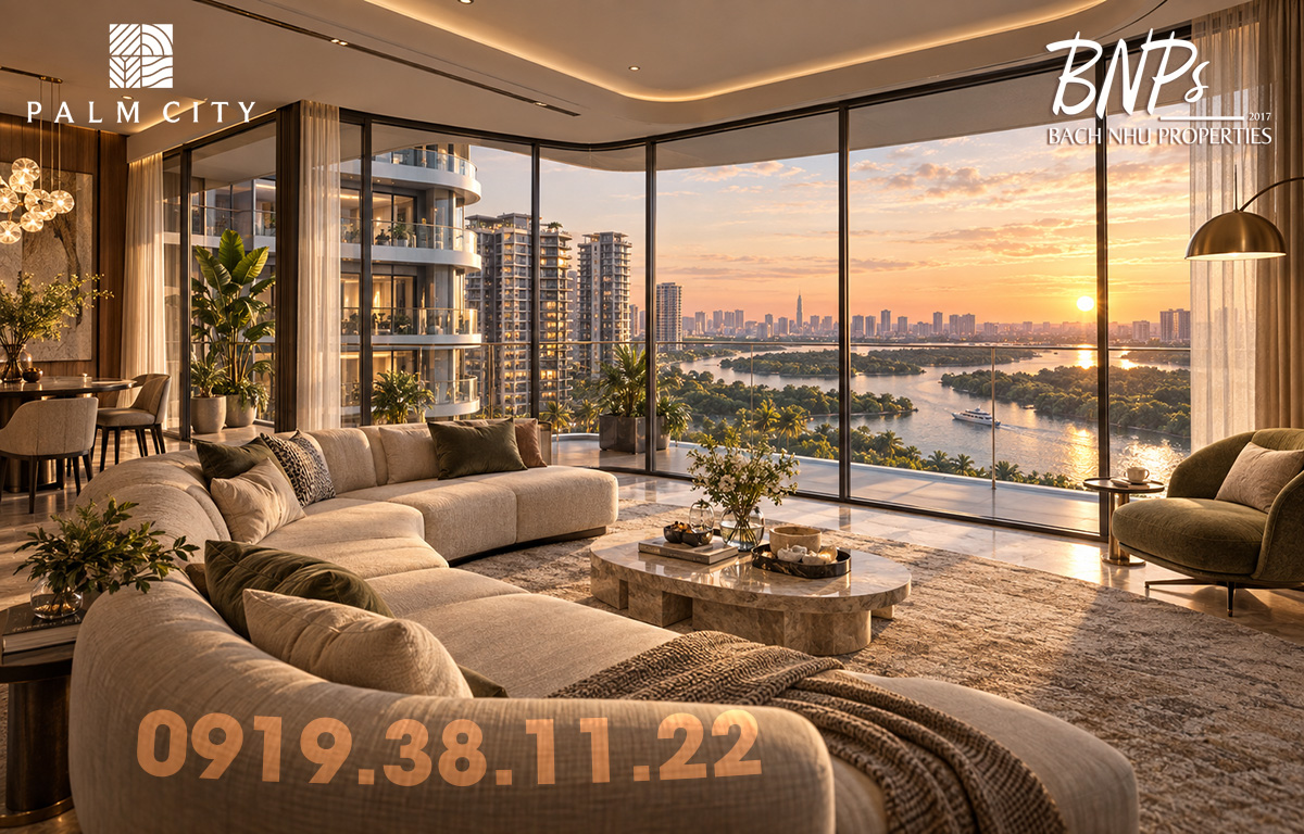 Palm River – Thiết kế kiến trúc thông minh và tối ưu hóa không gian xanh