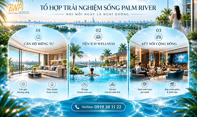 Nhà Mẫu Palm River Khai Trương ngày 18/9/2026 - Bách Như Properties - BNP's