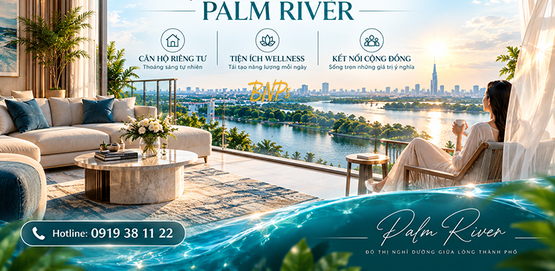 Nhà Mẫu Palm River Khai Trương ngày 18/9/2026 - Bách Như Properties - BNP's