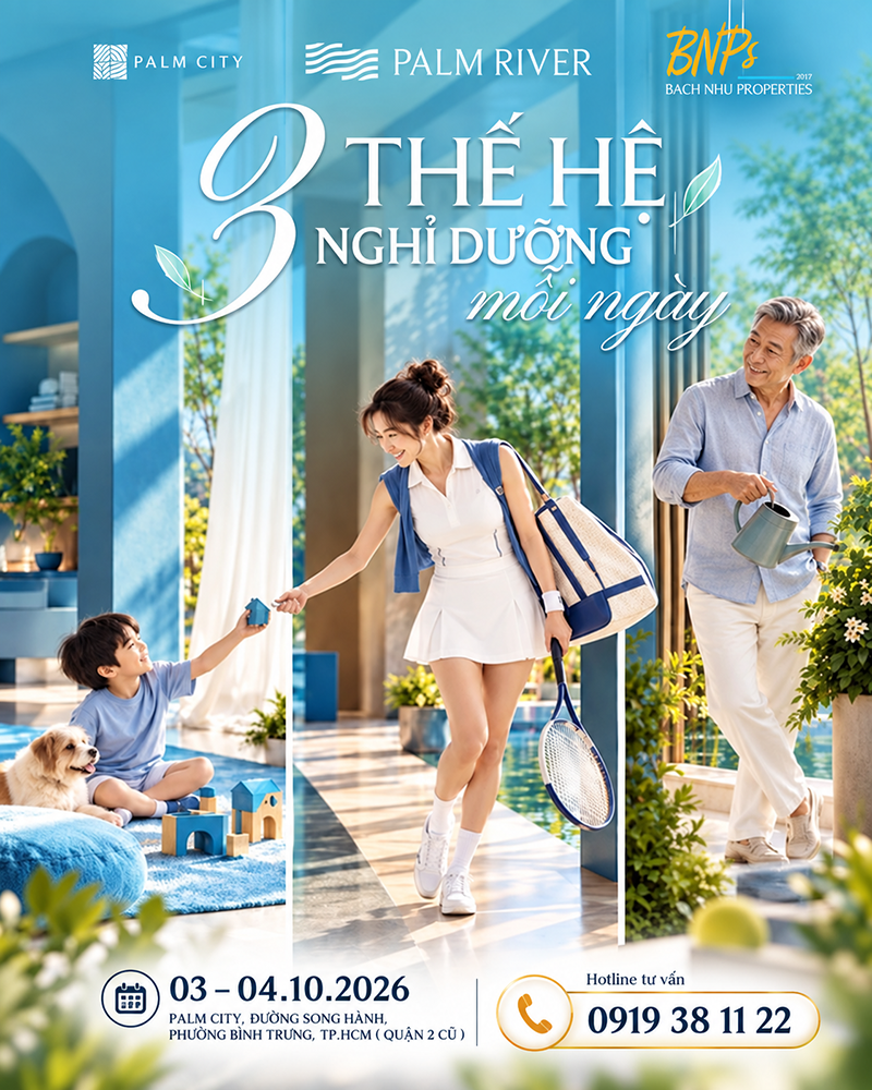 Nhà 3 Thế Hệ Palm River: Nơi Lưu Giữ Những Năm Tháng Gia Đình Trọn Vẹn - Bách Như Properties - BNP's